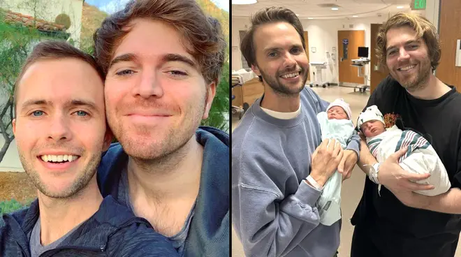 Shane Dawson and Ryland Adams welcome twin baby boys via surrogacy