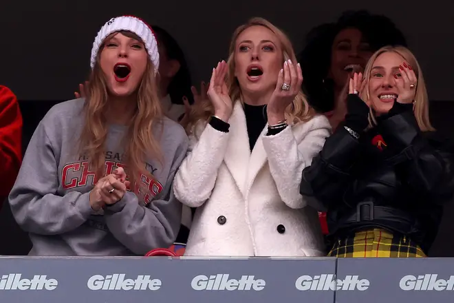 Taylor Swift attends Chiefs vs. Patriots games with Brittany Mahomes and Ashley Avignone