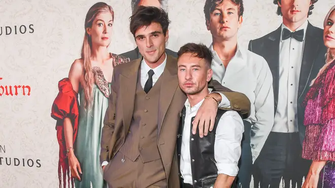 Jacob Elordi says he was "very proud" to have Barry Keoghan guzzling his bathwater in Saltburn