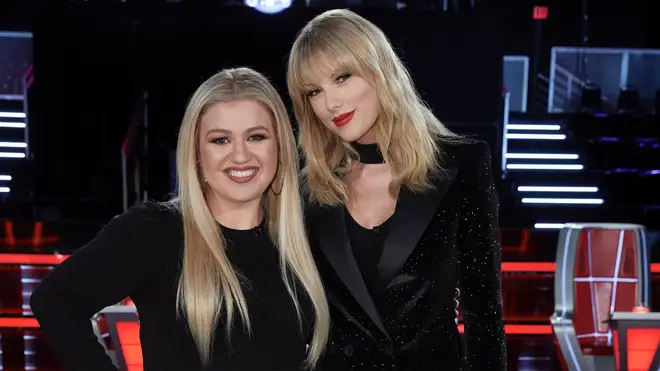 Taylor Swift joined Kelly Clarkson on The Voice as a Mega Mentor