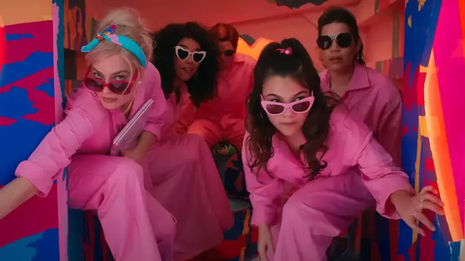 Margot Robbie, Alexandra Shipp, Ariana Greenblatt and America Ferrera in Barbie