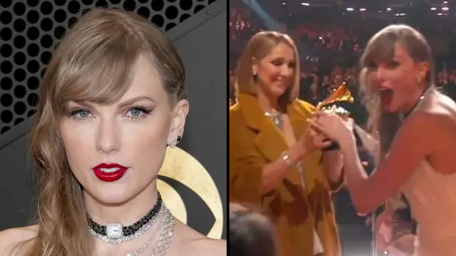 Taylor Swift divides internet after "ignoring" Céline Dion in viral Grammys video