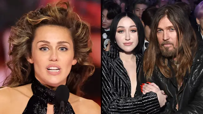 Miley Cyrus fans think she dissed Noah Cyrus and Billy Ray Cyrus in her Grammys speech