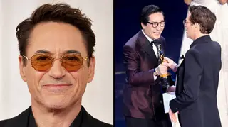 Robert Downey Jr. criticised for 'ignoring' Ke Huy Quan ahead of his Oscars speech