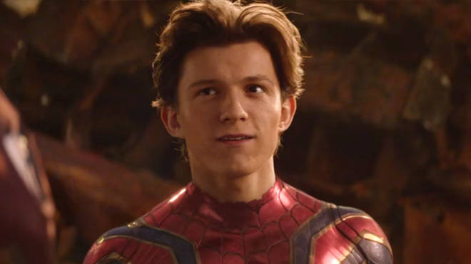 Tom Holland Spiderman Avenger Infinity War Improv End Scene