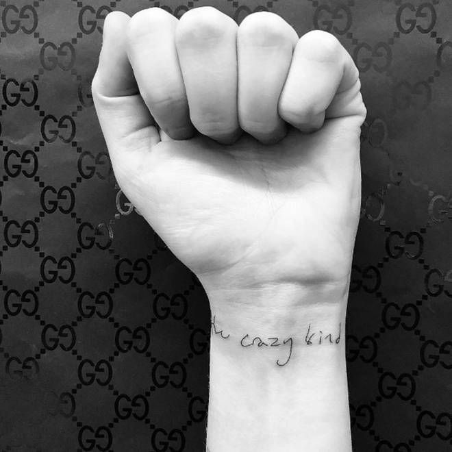 Halsey&squot;s "The Crazy Kind" Tattoo.