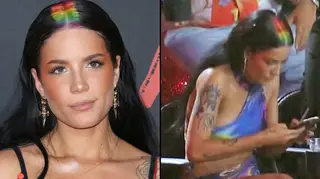 Halsey attends the 2019 MTV Video Music Awards at Prudential Center.