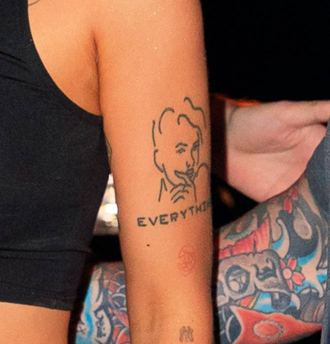 Halsey&squot;s "Everything" Tattoo.