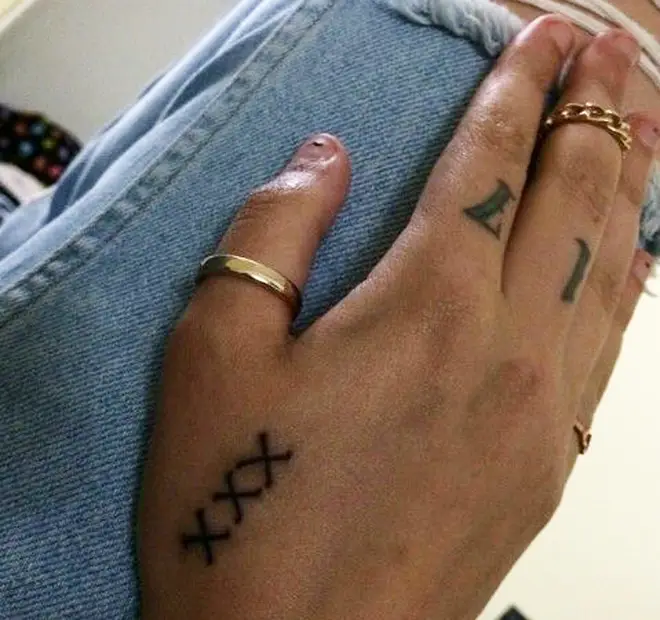 Halsey&squot;s "XXX" Tattoo.