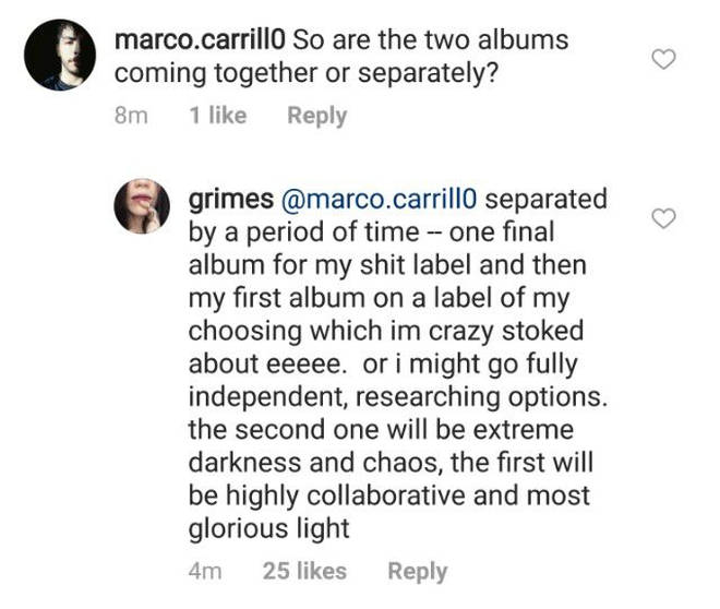 Grimes new album