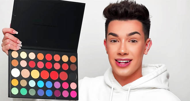 James Charles 'I Bought A FAKE James Charles Palette' YouTube video.