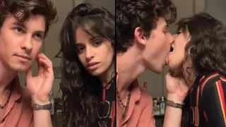 Shawn Mendes Camila Cabello kiss video Instagram