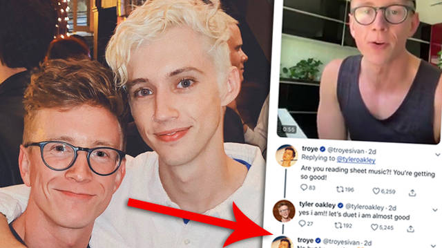 Troye Sivan's response to Tyler Oakley asking to collab is hilarious