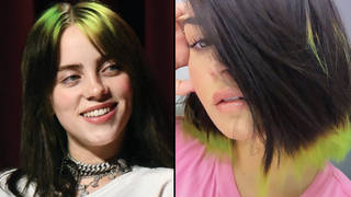 Billie Eilish Demi Lovato green hair
