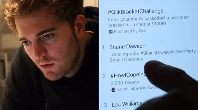 #ShaneDawsonIsOverParty trended following Shane's cat scandal