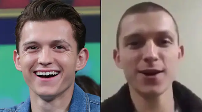 Tom Holland has shaved his head ahead of new movie Cherry