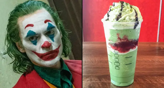 Joker movie, Joker Starbucks drink.