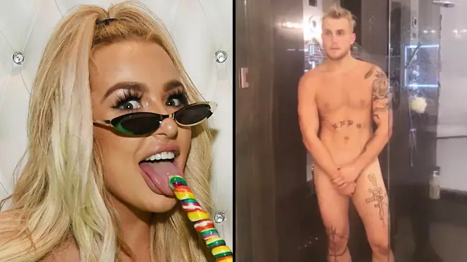 Tana Mongeau films Jake Paul naked in the shower and teases sex tape