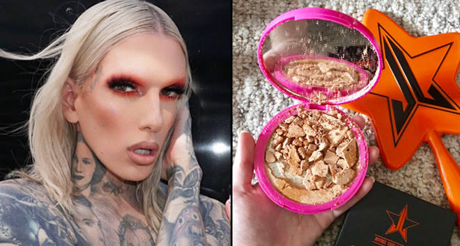 Jeffree Star, smashed Skin Frost highlighters.