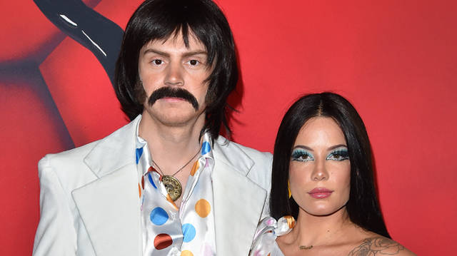 Halsey and Evan Peters make red carpet debut as Sonny and Cher