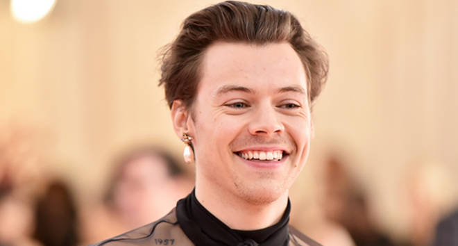 Harry Styles attends The 2019 Met Gala Celebrating Camp: Notes on Fashion.