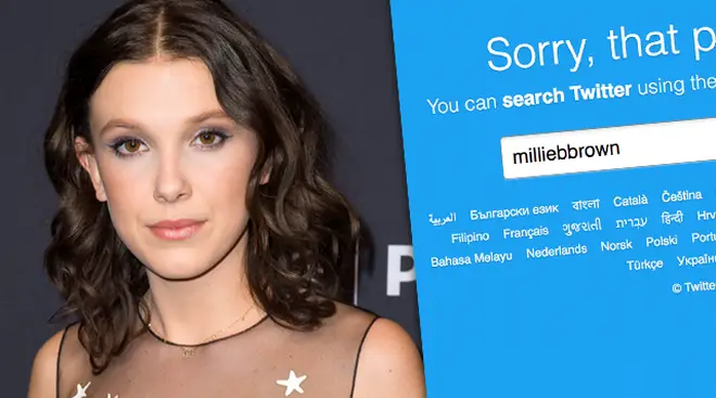 Millie Bobby Brown Deleted Twitter