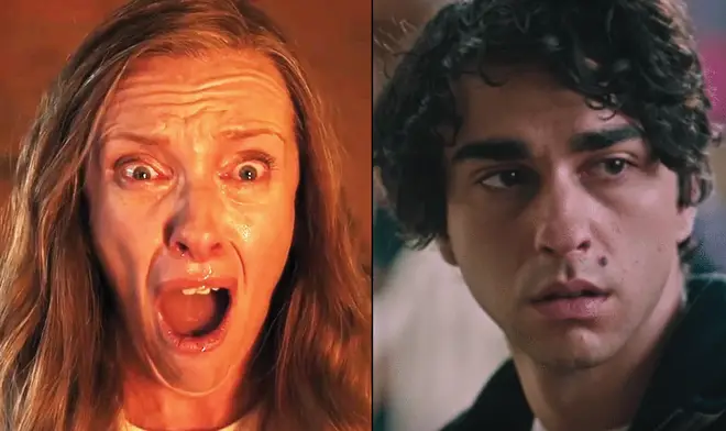 Hereditary screaming Toni Collette Alex Wolff