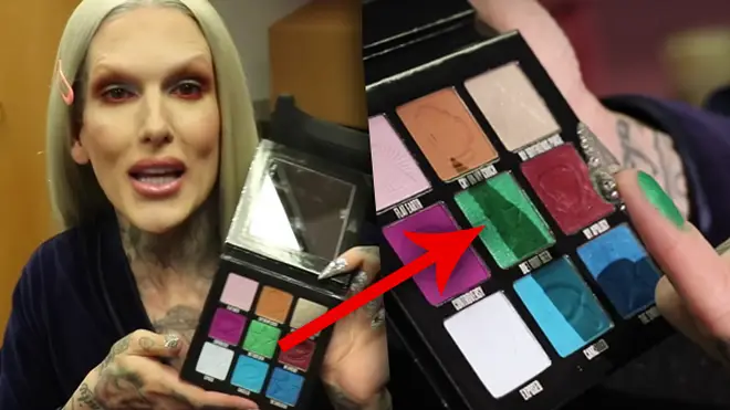Shane and Jeffree add 'unnamed green shade' to new Mini Controversy palette