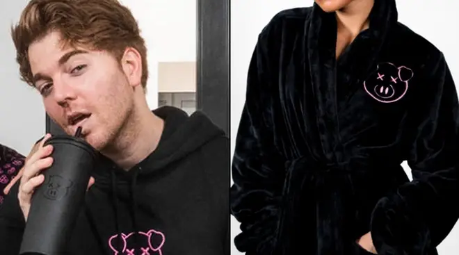Shane Dawson's pig robe is coming to his merch store