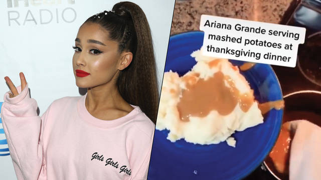 Ariana Grande mashed potatoes