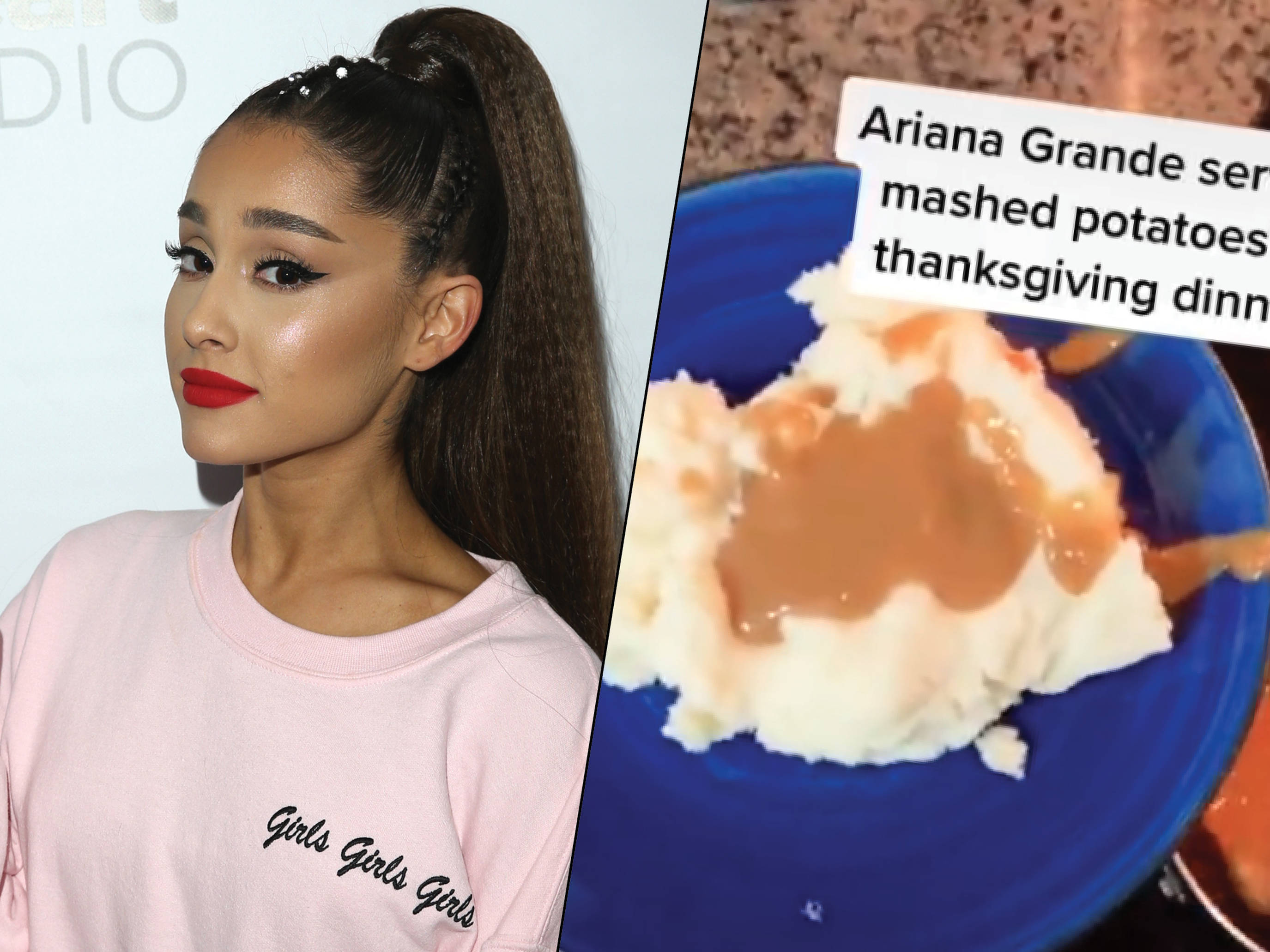 Ariana Grande reacts to TikTok meme making fun of her oversized sweaters -  PopBuzz